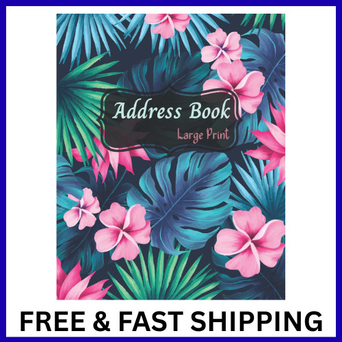 Address book large print - address, book: